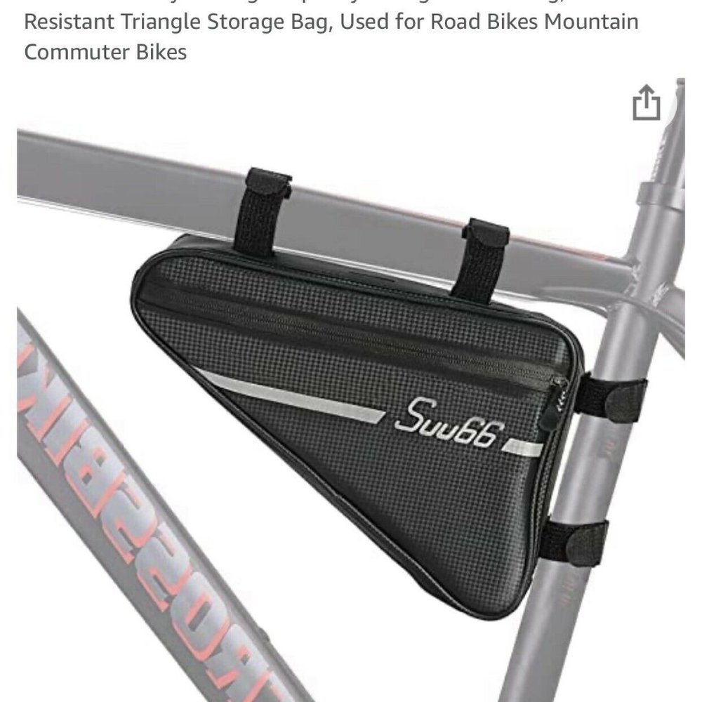 Suu66 Bike Triangle Bag Waterproof Cycling Large Capacity NEW